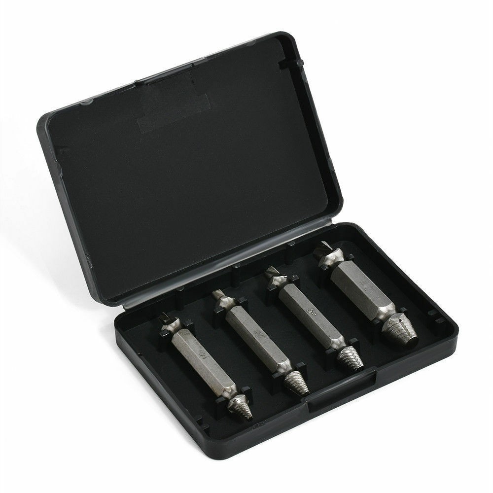 Kit pembuka skru patah dan bunga skru rosak / Screw Extractor Drill ...