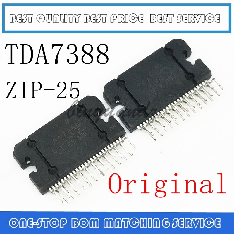2PCS/LOT TDA7388 TDA7383 TDA7381 ZIP-25 AUTOMOBILE AMPLIFIER BLOCK CHIP ...
