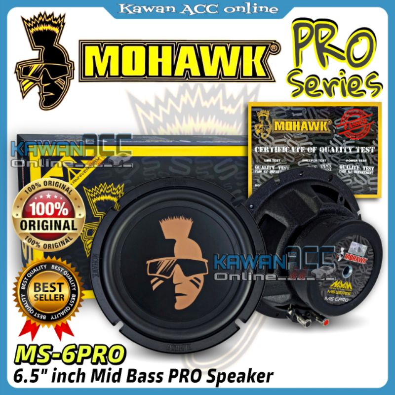 MOHAWK MS PRO Series 6.5" inch Mid Bass PRO Speaker**100%Original** MS ...