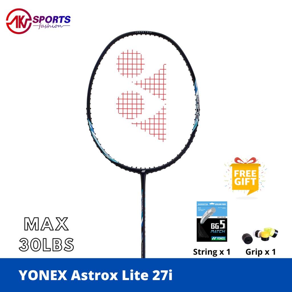 Yonex Badminton Racket Astrox Lite 27i [Free String & Grip] | Shopee ...