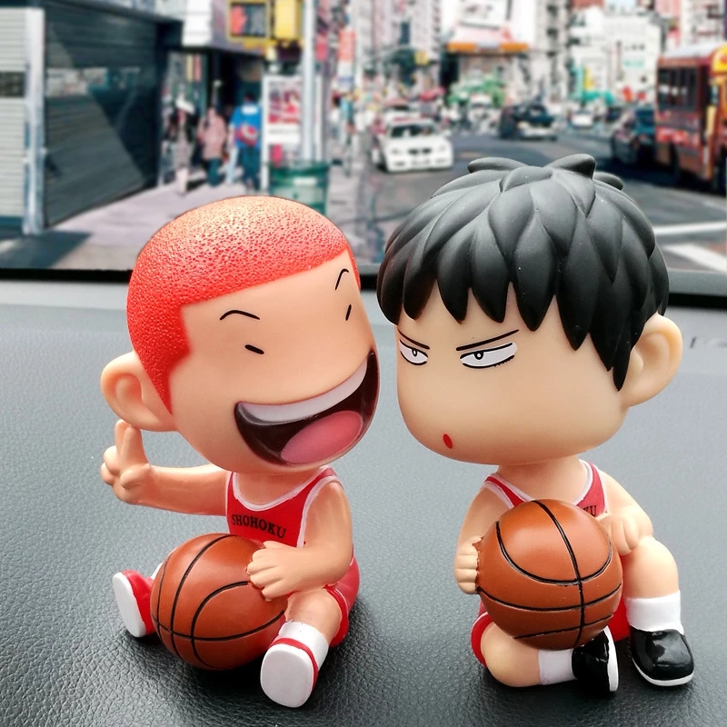 Anime Slam Dunk Hanamichi Sakuragi Rukawa Kaede Bobble Heads Action