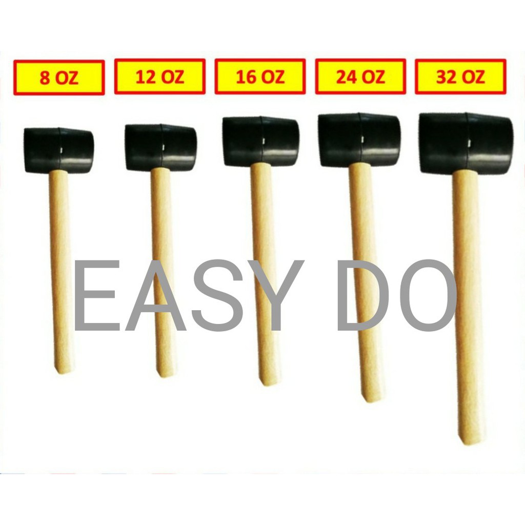 Rubber Mallet, 8oz with a Tubular Metal Handle - Buy Mallets Wholesale - In  Bulk - Cheapest Price