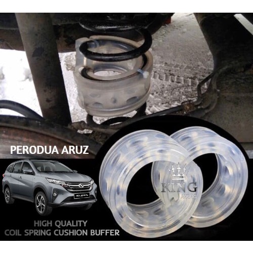 Perodua Aruz High Quality Transparent Silicon Coil Spring Cushion ...