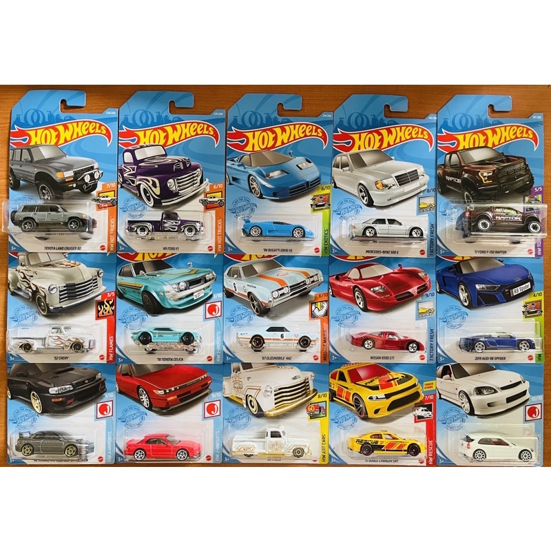 HOT WHEELS FROM 2021 N CASE REAL CAR HOT ITEM CHEAP MURAH CELICA CRUISER BENZ RAPTOR Shopee Malaysia