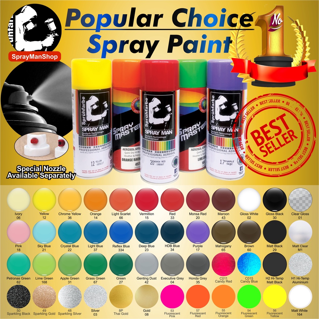 Spray Man Aerosol Spray Paint 400ml | Shopee Malaysia