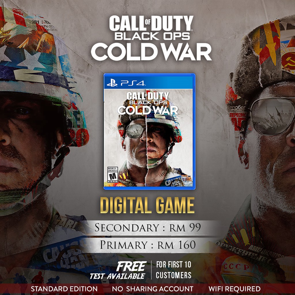 Call of Duty Black Ops Cold War - PS4 & PS5 Games