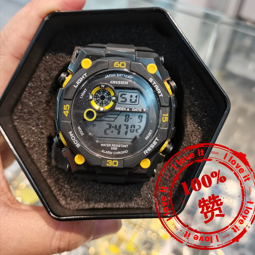OHSEN DIGITAL SPORT WATCH 216271 | Shopee Malaysia