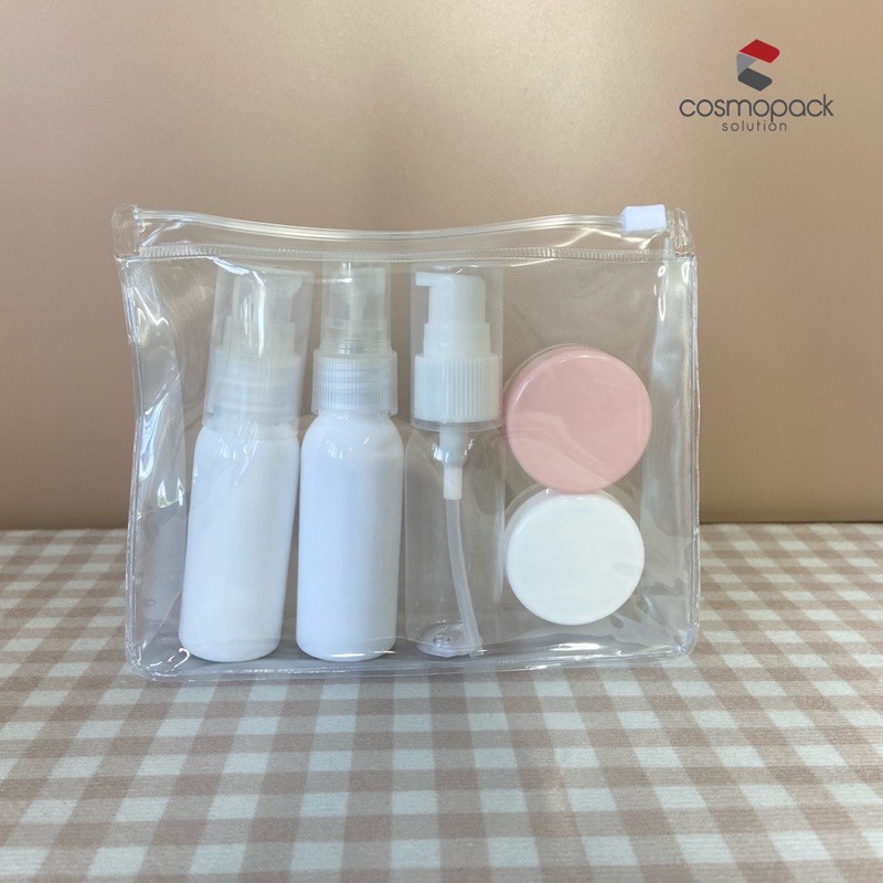 PVC Ziplock Travel Pouch Ziplock Bag / Cosmetic bag/ Toiletries Travel