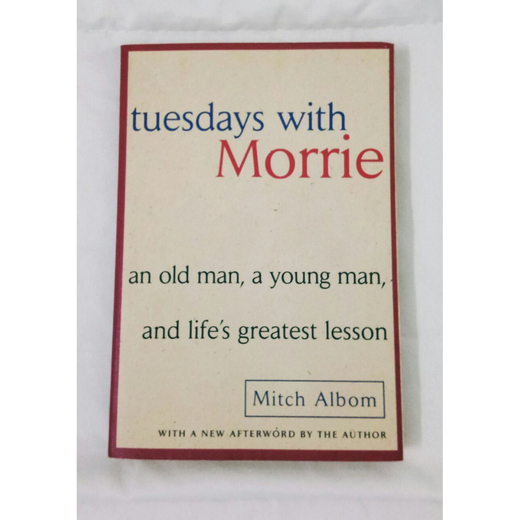 366d-tuesdays-with-morrie-by-mitch-albom-secondhand-book-shopee