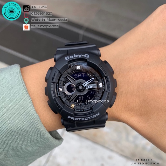 BABY G 35th Anniversary Limited Edition Natural Diamond BA 135DD 1A BA 135DD 1 BA 135DD Shopee Malaysia