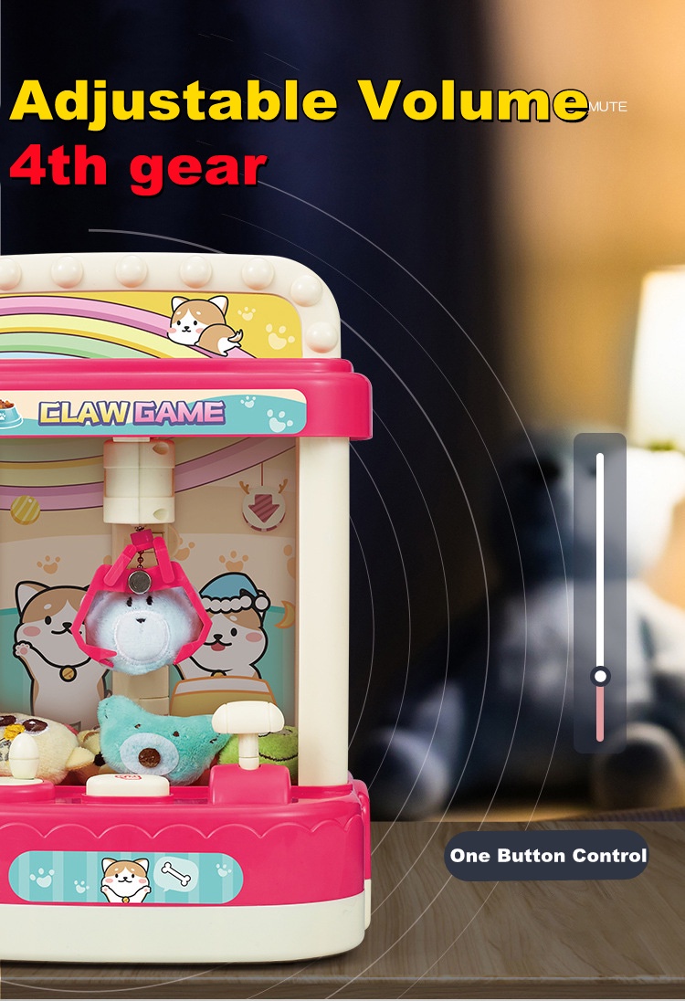 🔥READY STOCK🔥Mini Doll Machine Grab Claw Game Machine Doll-Catcher ...