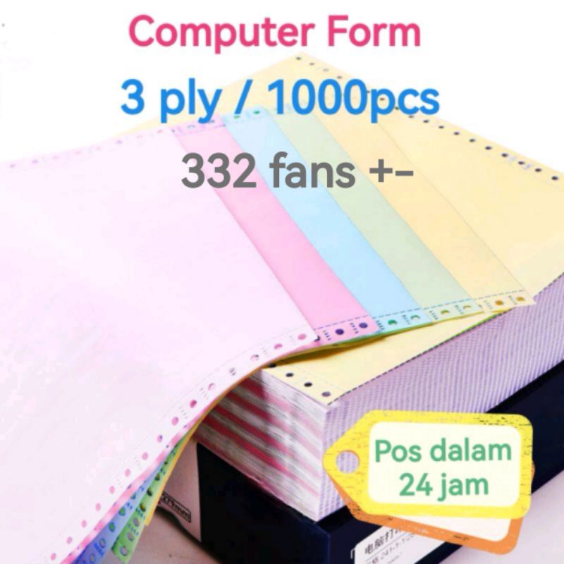 High Quality Computer Form Paper - 9.5