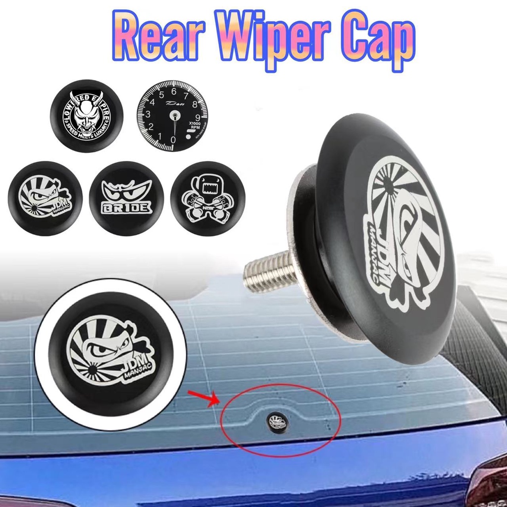 Jdm Racing car Wiper knob Auto Rear Wiper Delete Kit Plug Cap x50 x70 ...