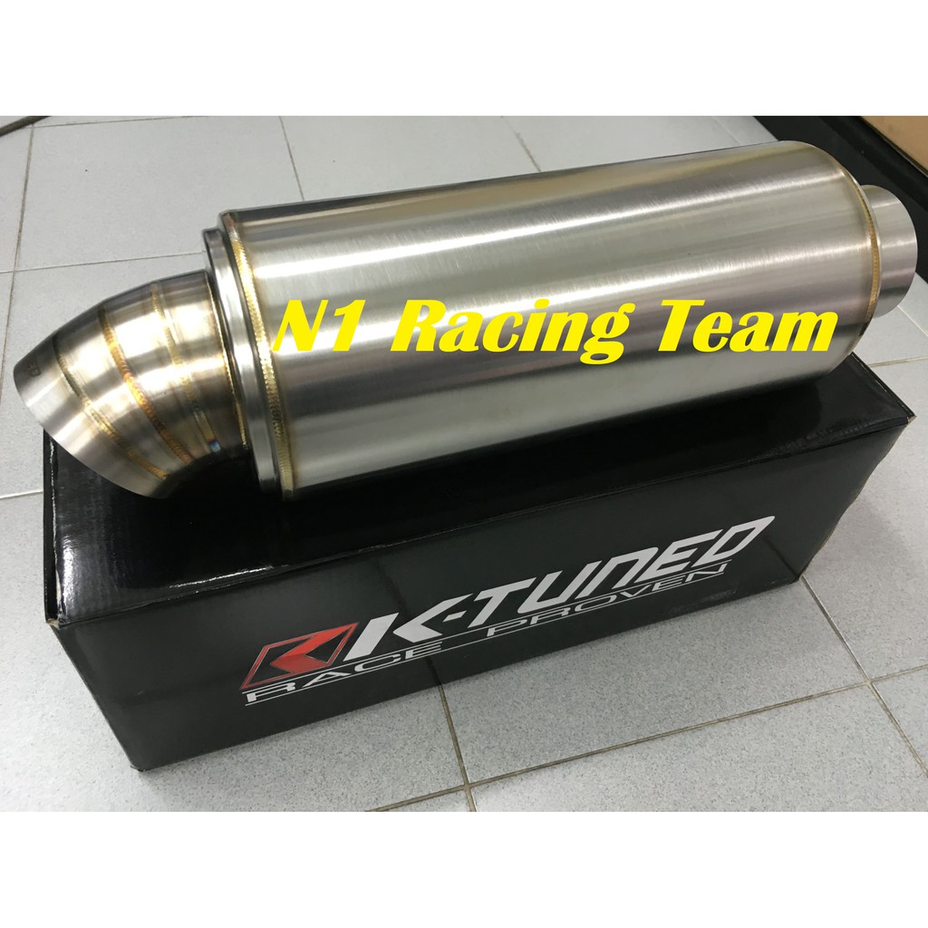 MUFFLER KTuned KTD Universal Rear Turndown Exhaust Muffler 2.5" or 3