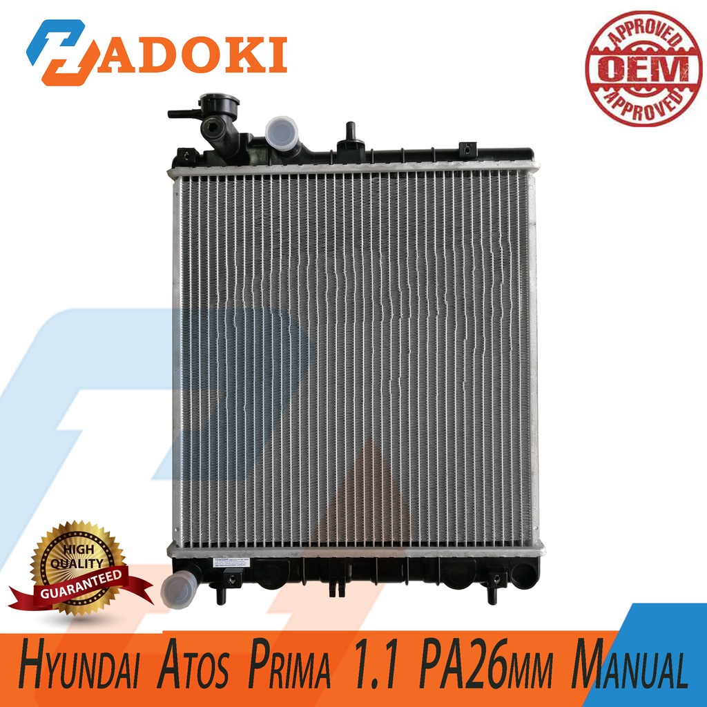 RADIATOR ASSY HYUNDAI ATOS PRIMA 1.1 - 26MM (AT/MT) | Shopee Malaysia