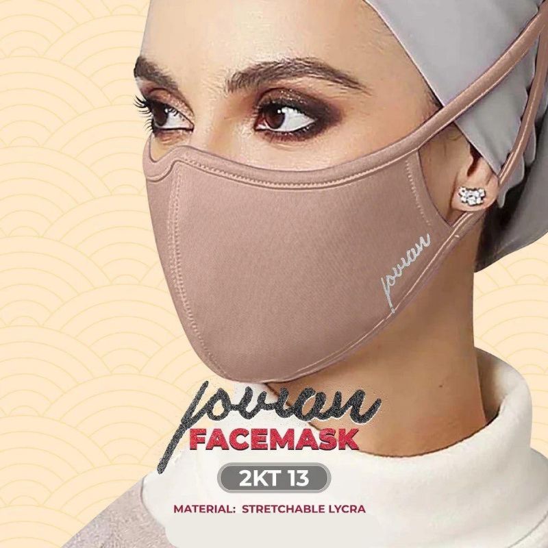 🔥 Readystock JOVIAN Anti Maskacne Cloth Mask Rewashable Reusable Plain