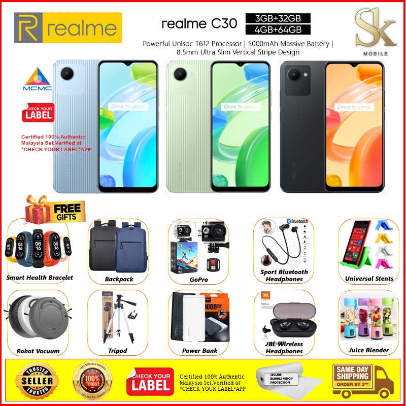 realme C30 | Powerful Unisoc T612 Processor | 5000mAh Massive Battery ...