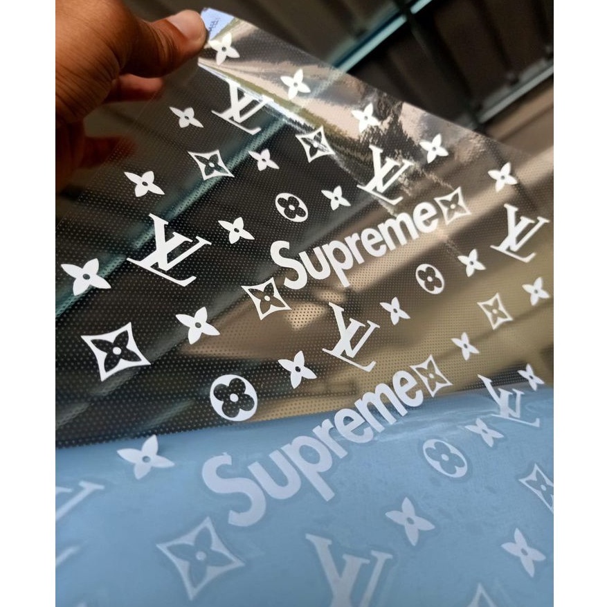 Supreme x LV Car Sticker