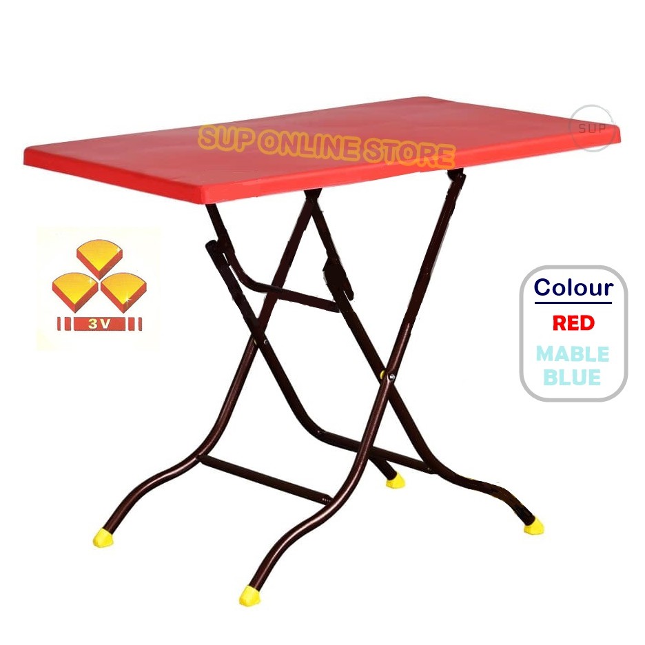 2 x outlet 3 folding table