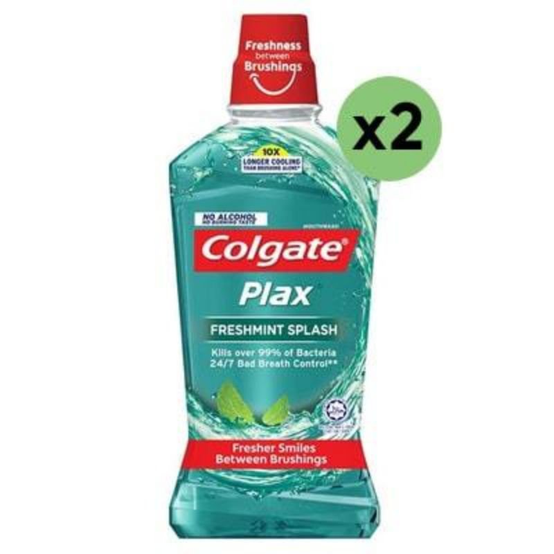 49Yn Colgate Plax Mouthwash 750ml x 2 Shopee Malaysia
