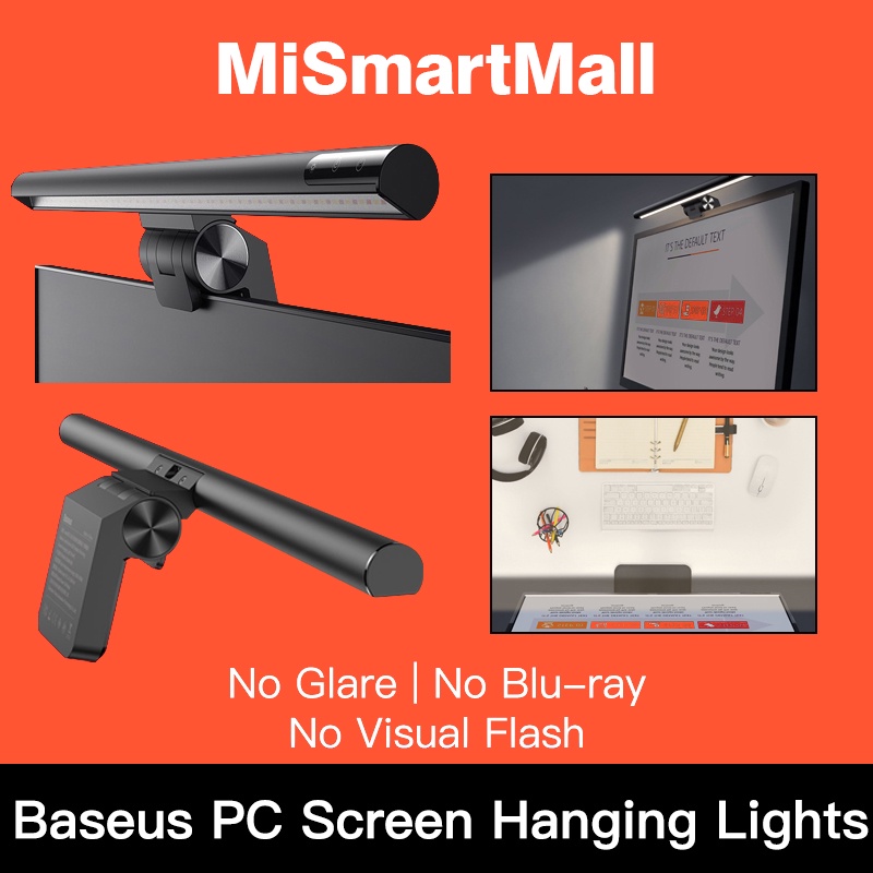 Original Baseus Monitor Light Desktop Laptop Screen Light Bar Screenbar ...