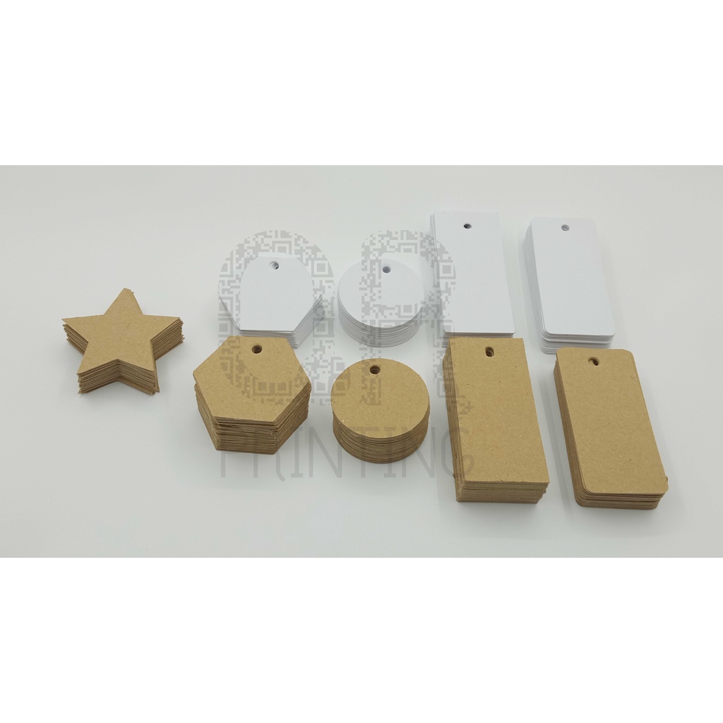 50pcs Label Price Tags Blank (Ready Stock) | Shopee Malaysia