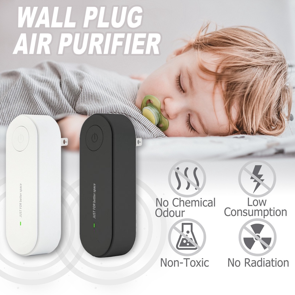 #Readystock Negative ion air purifier Wall Plug-in PM2.5 Negative Ion ...