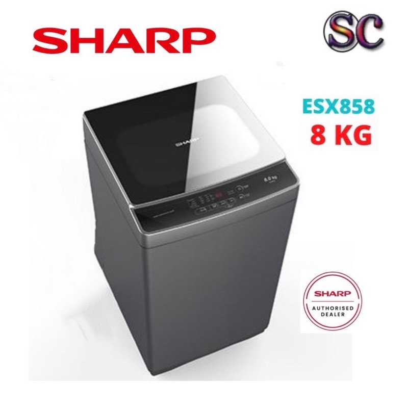 sharp washer esx858