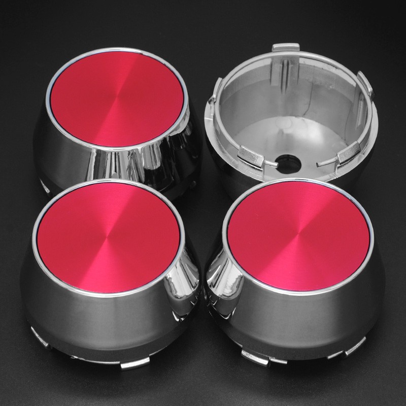 4x 60mm Nabendeckel Felgendeckel Radkappen