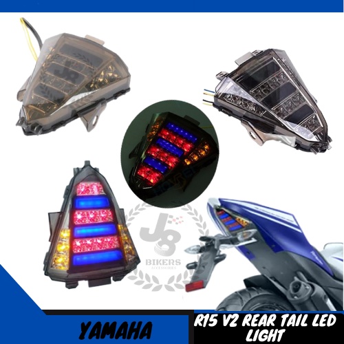 YAMAHA R15 V2 Motorcycle Rear Tail Assembly LED Lights with Turn Signal ...