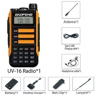 Actualice El Walkie Talkie Baofeng UV 20 Pro Type C IP68 A Prueba