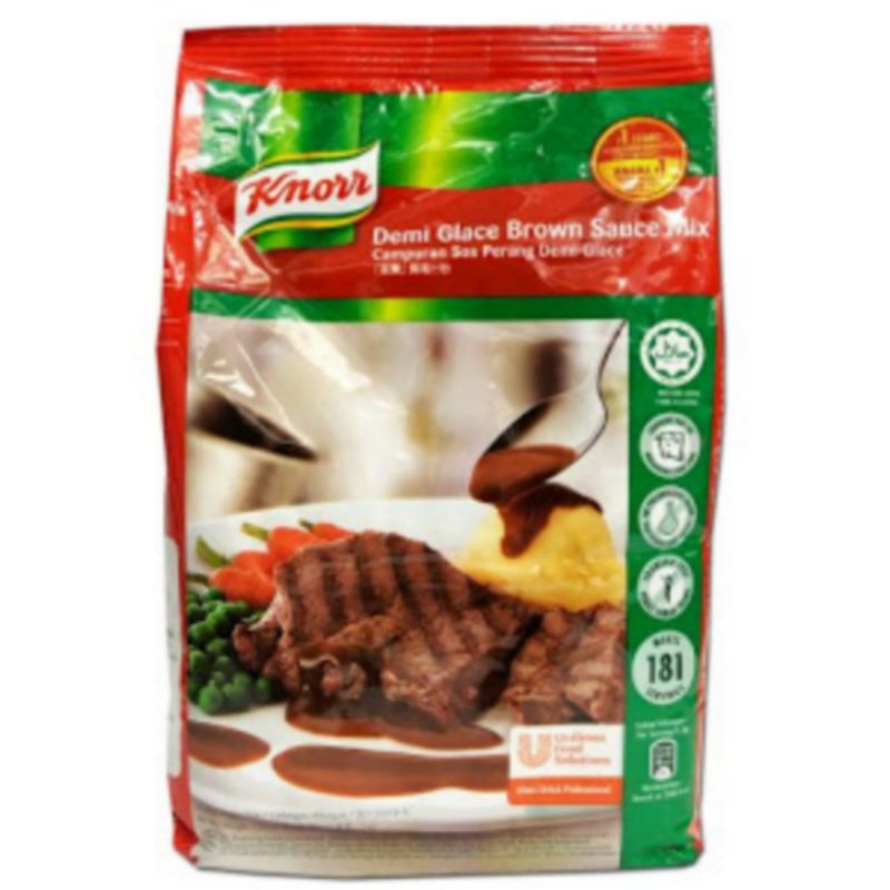 Knorr Demi Glace Brown Sauce Mix 1kg Shopee Malaysia