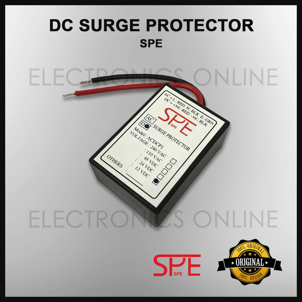 DC Power Surge Protector Lightning Arrestor SPE Surge protector ...