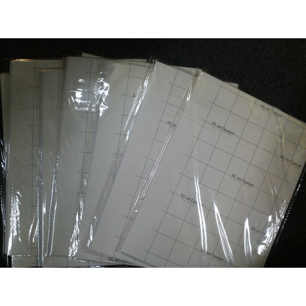 3G JET OPAQUE® Inkjet Dark Heat Transfer Paper (10pcs/pkt) (A4