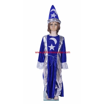 READY STOCK Cosplay Kids Children Wizard Magician Boy 3 Halloween ...