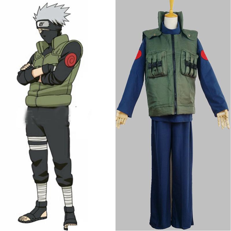 Naruto Hatake Kakashi Halloween Cosplay Costume  Naruto cosplay costumes, Cosplay  costumes, Naruto costumes