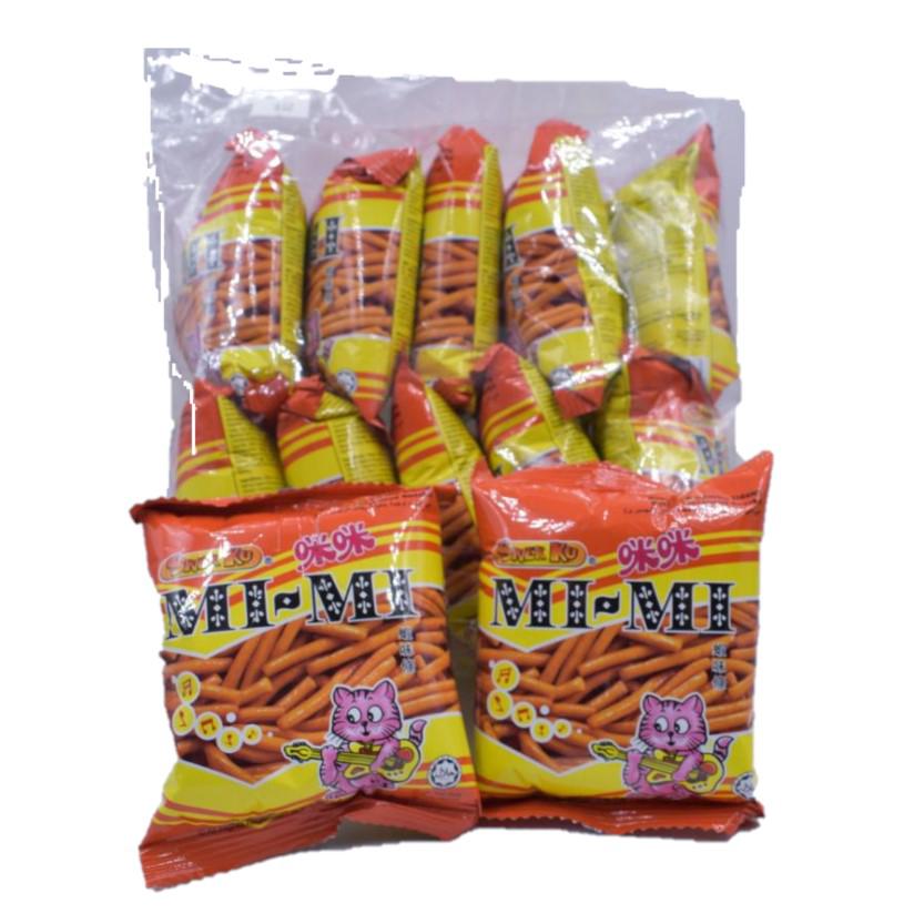 Snek Ku Mi Mi Prawn Flavoured Snack Box 16g X 10pcks Shopee Malaysia 1286