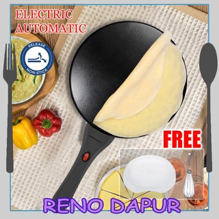 Crepe Crepe Maker With Handle Non-stick Electric Round Pancake Pan Crepe  Machine 800W, Plastic, White, 20cm-white