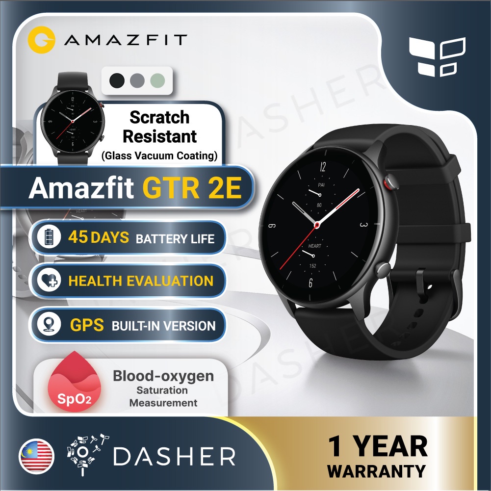 Ready Stock Global Amazfit GTR 2e Smart Watch 1.39 inch AMOLED screen