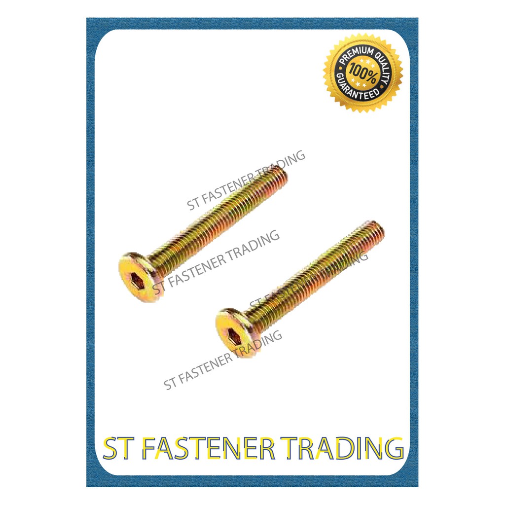 JCBC Furniture Connector Fixing Screw Bolt Nut Hex Insert Wood Barrel