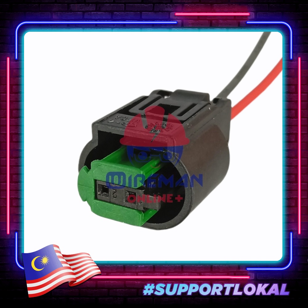 2 Pin Proton Wira VDO Air Flow Temperature IAT BMW Sensor Socket