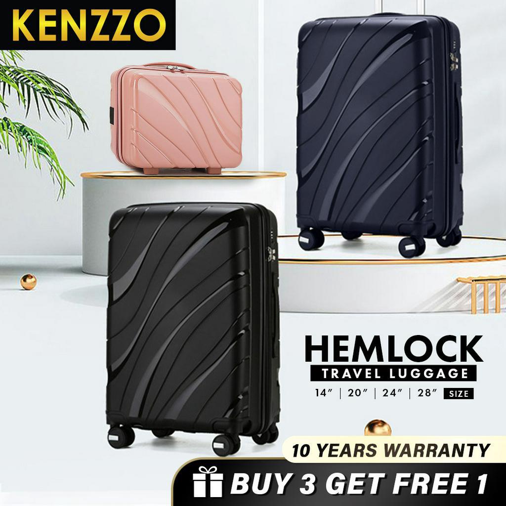 10 YEARS WARRANTY !! KENZZO Hemlock PP material suitcase/ travel