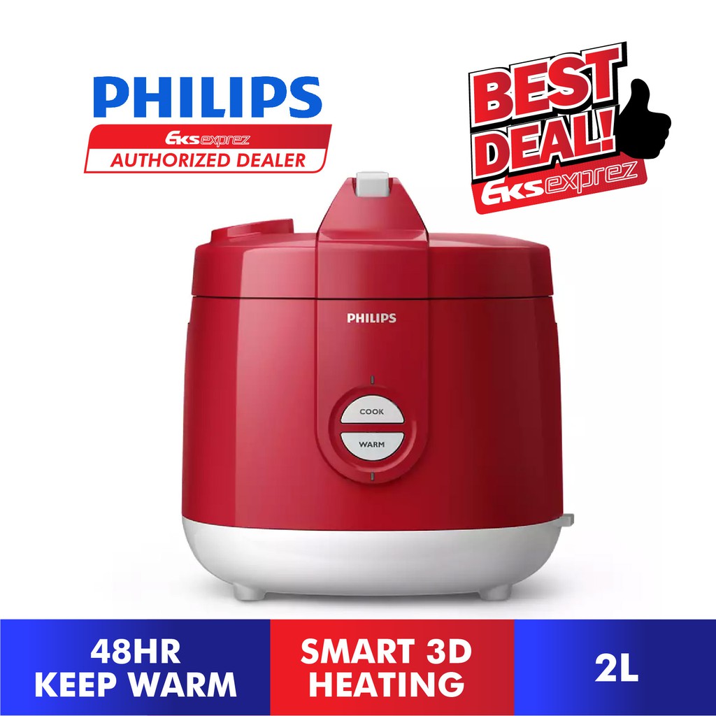 PHILIPS Daily Collection Jar Rice Cooker With Smart 3D Heating (2L