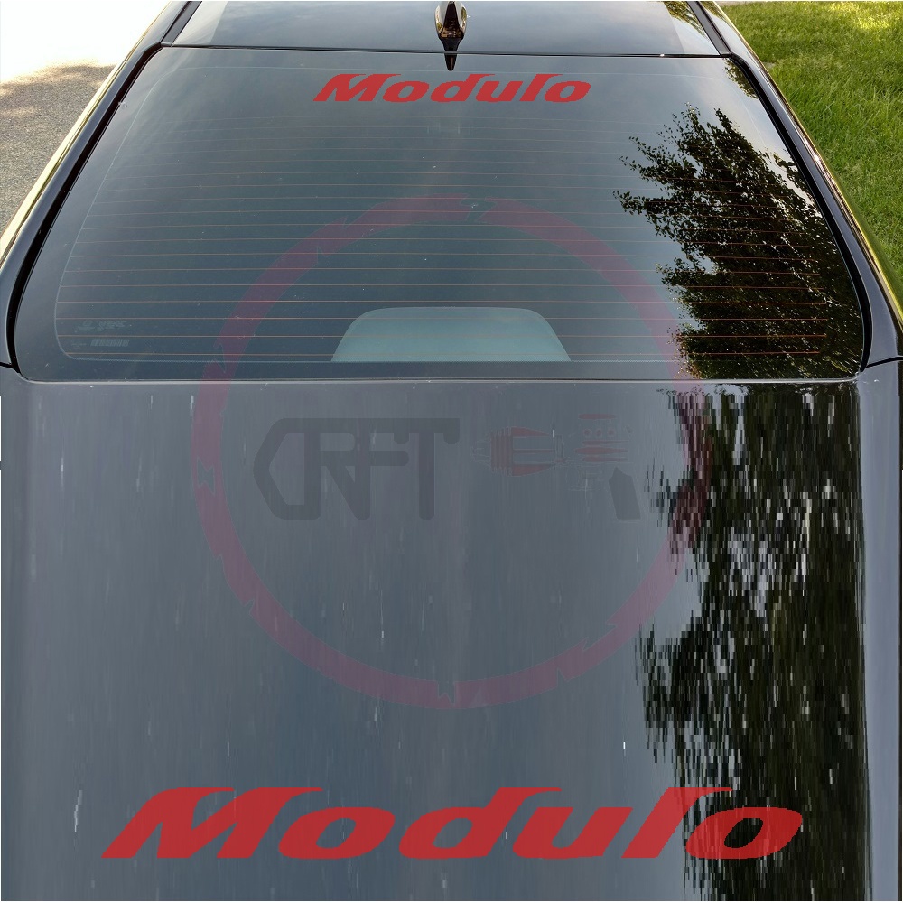CFS358 Honda Modulo Logo Stiker Sticker Vinyl Decal Stripes Cermin ...