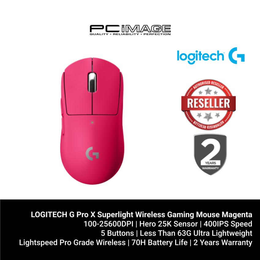 LOGITECH G Pro X Superlight Wireless Gaming Mouse Magenta - 910-005958 ...