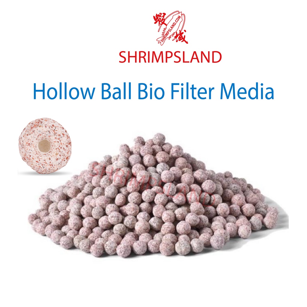 [SHRIMPSLAND] Aquarium Fish Tank Bio Filter Media Hollow Ball Bacteria ...