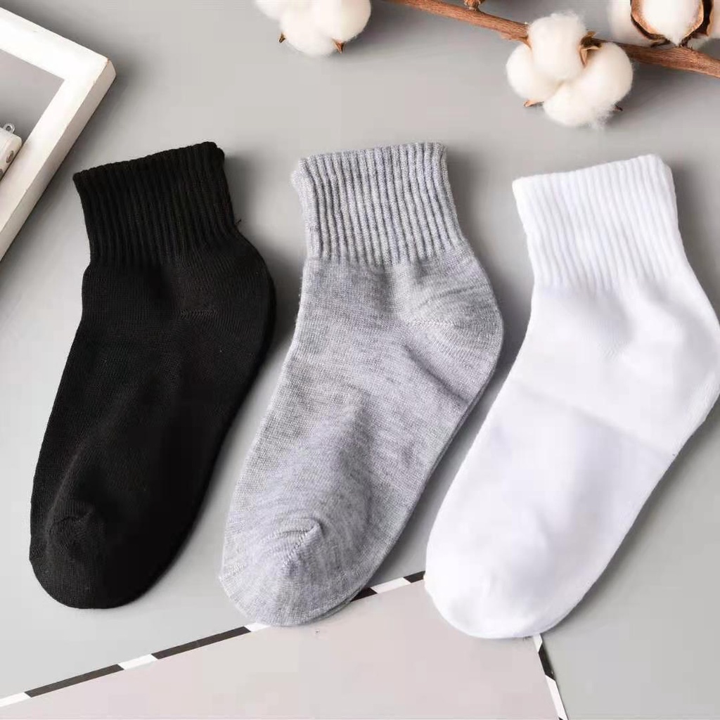 1 PAIR 】 Comfortable Long Socks Office Sock Sneakers Student Shoes ...