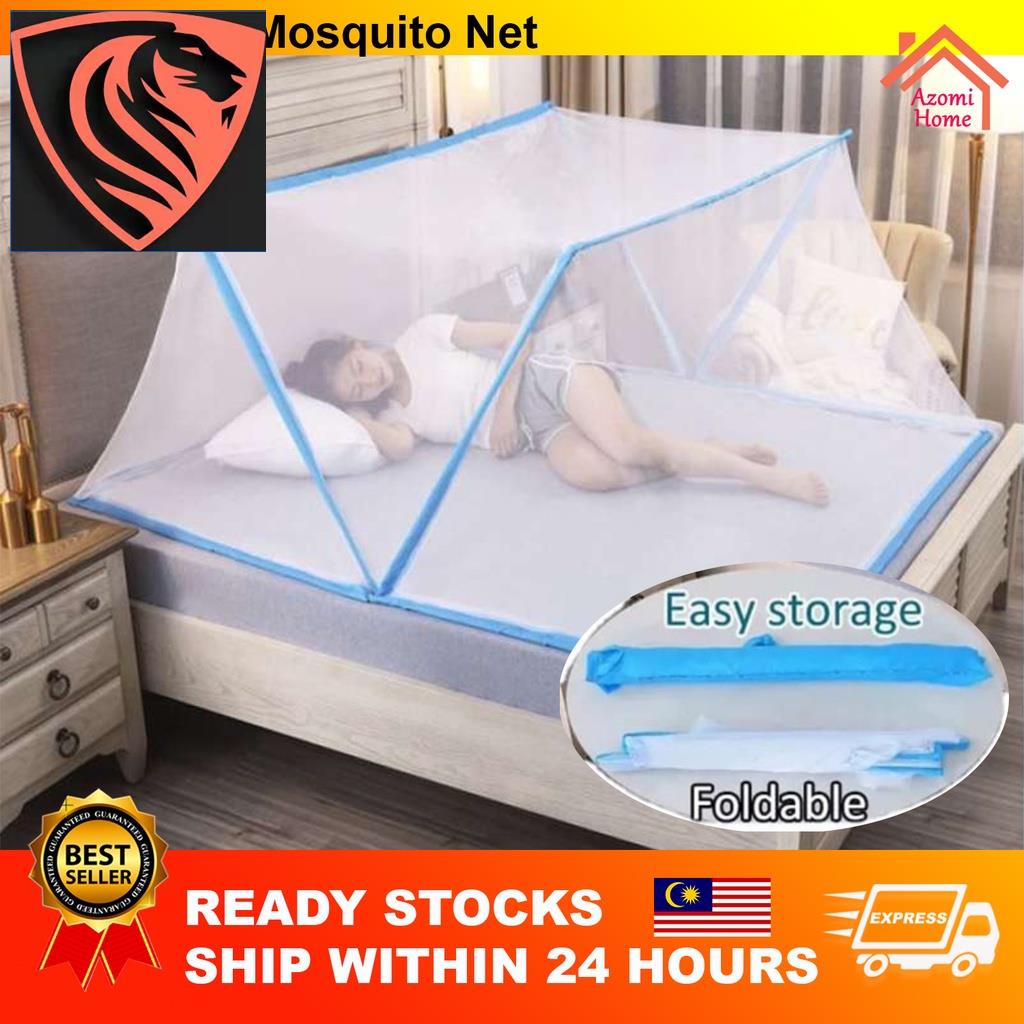 Adult Foldable Mosquito Net Kelambu Dewasa Kelambu SINGLE QUEEN Door