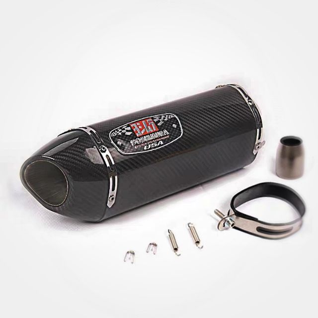 Yoshimura R77 Exhaust slip on Full Carbon with shining surface(not