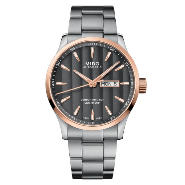 MIDO Multifort Chronometer 1 M0384311104100 M0384312106100 Automatic Men Watch Jam Lelaki 100 Original Shopee Malaysia